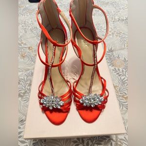 Red Badgley Mischka Heels